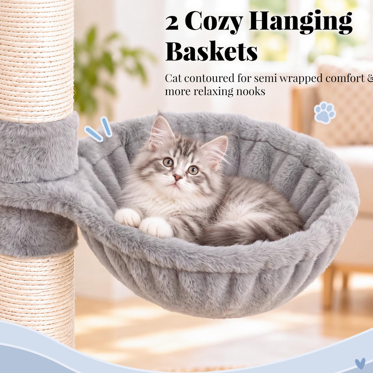 Cat Tree Tower with 3 Platforms Z912252
