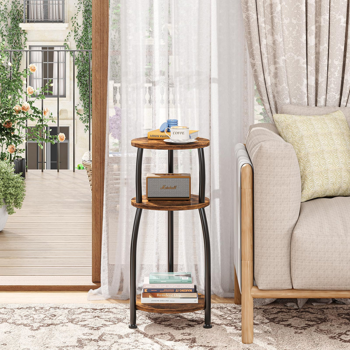 Round 3-Tier Side Table S52721