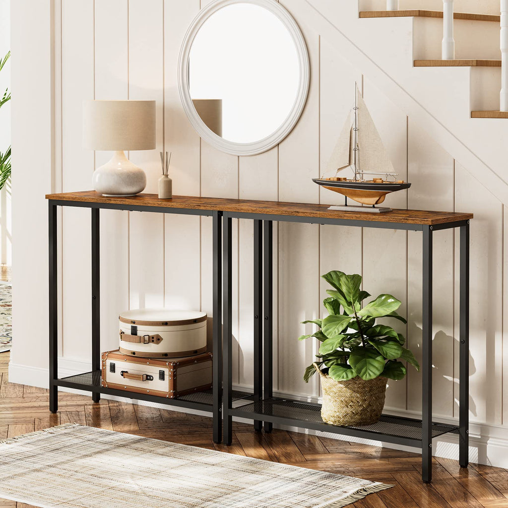 29.5" Narrow 2 Tier Console Table G2218