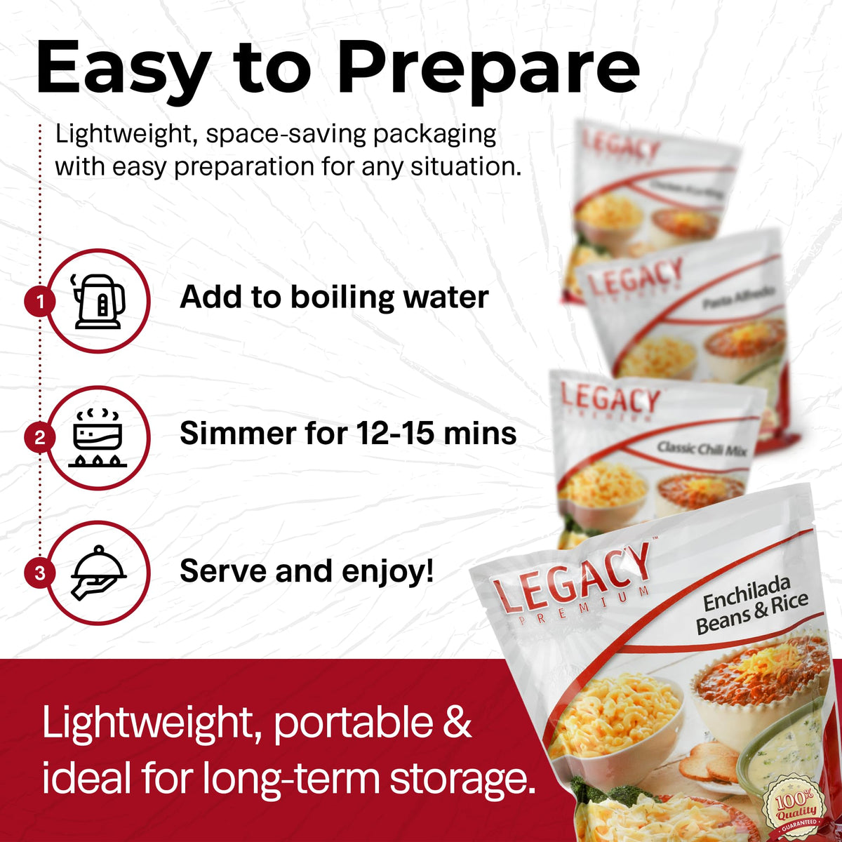 120 Serving Emergency Food Supply Bucket I66724