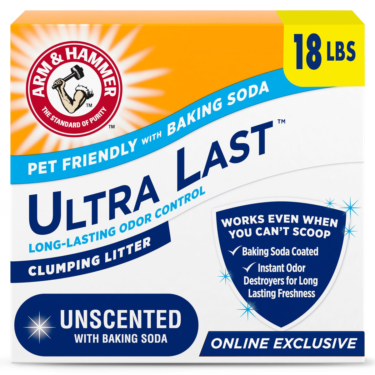 Unscented Clumping Cat Litter 18 Lbs K919047