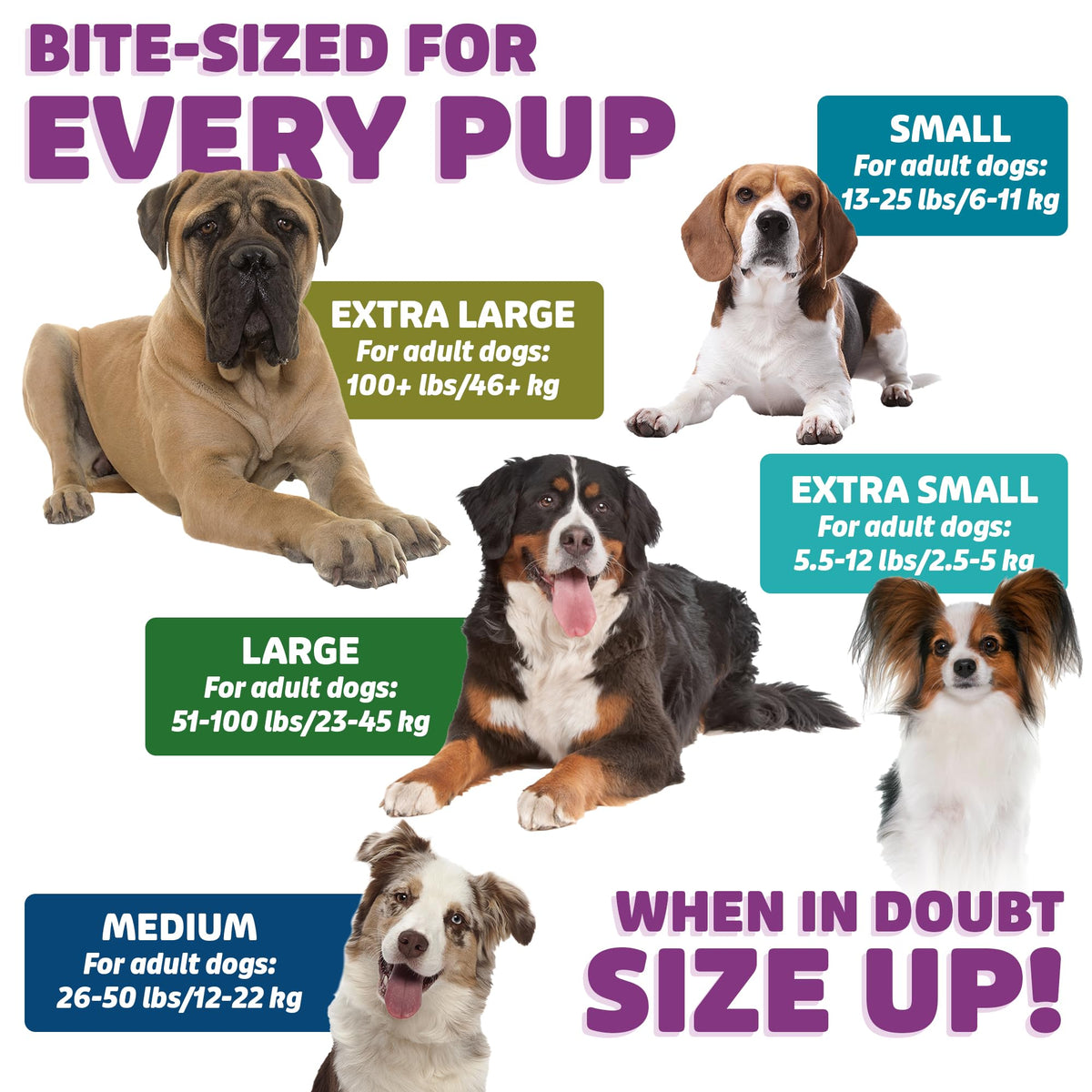 Chicken Dog Dental Treats Large 24oz & Medium 36 oz F806398