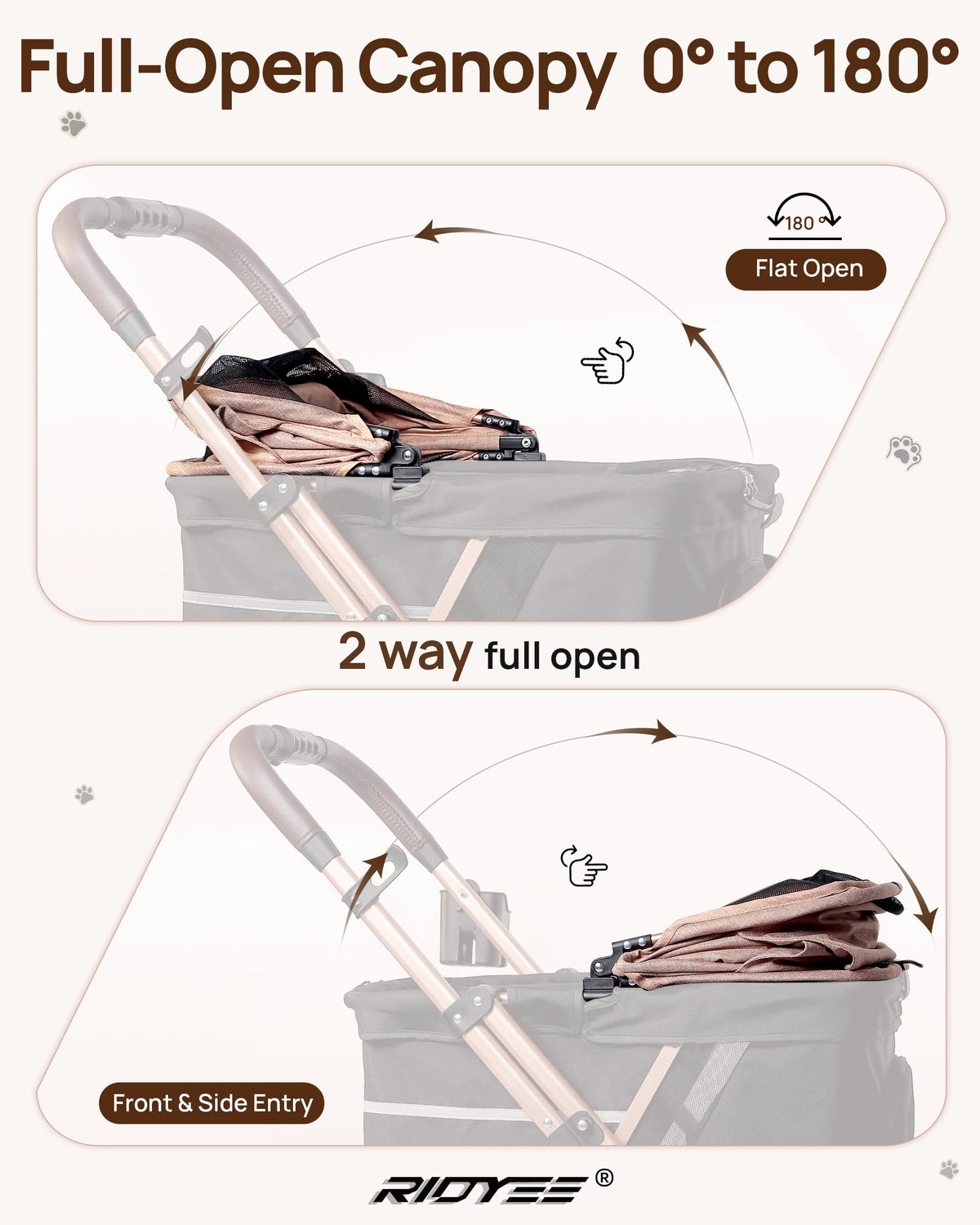Foldable Dog Stroller B24557