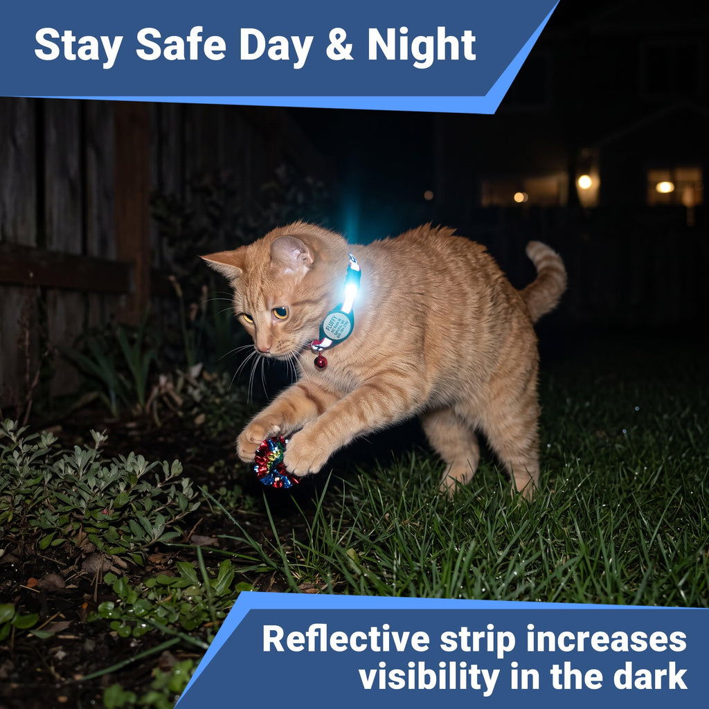 Reflective Breakaway Cat Collar O8565