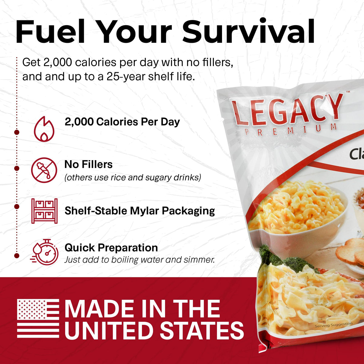 120 Serving Emergency Food Supply Bucket I66724