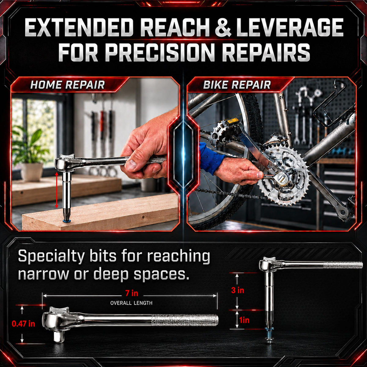 54-Piece Mechanic Tool Set with SAE & Metric Sockets Y103