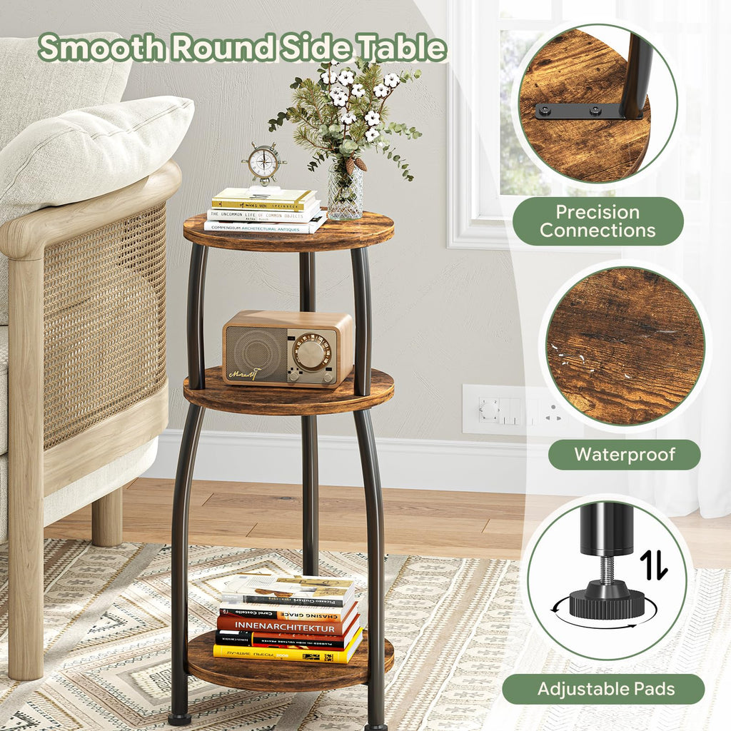 Round 3-Tier Side Table S52721
