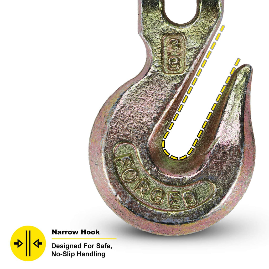 3/8 Heavy Duty Clevis Grab Hook 4 Pack A21836
