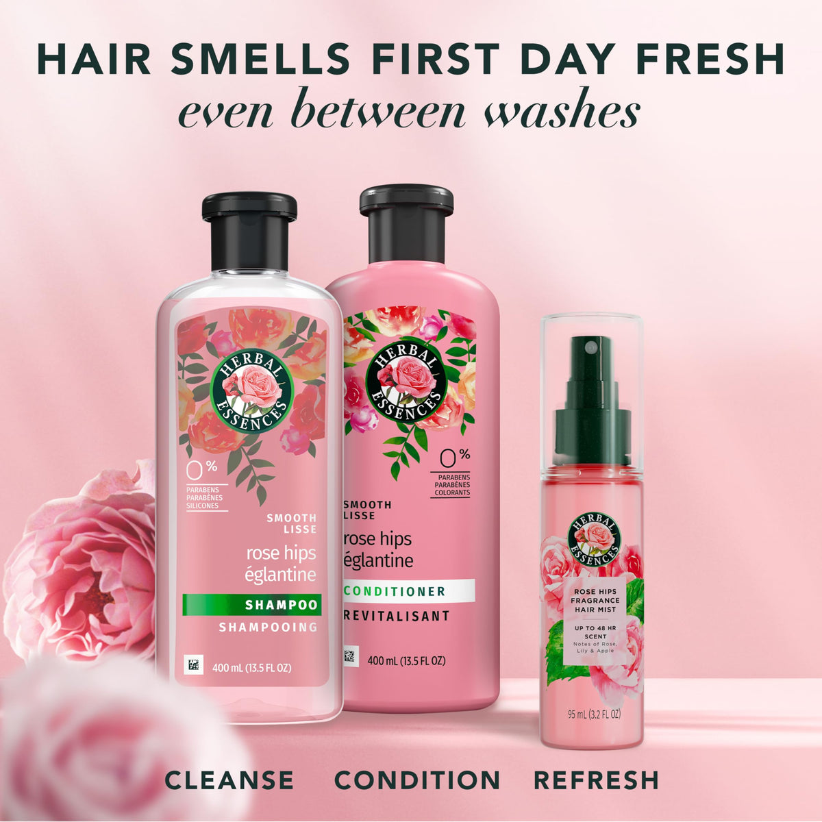 Rose Scent Hair Mist Fragrance Spray 3.2 fl oz N4158