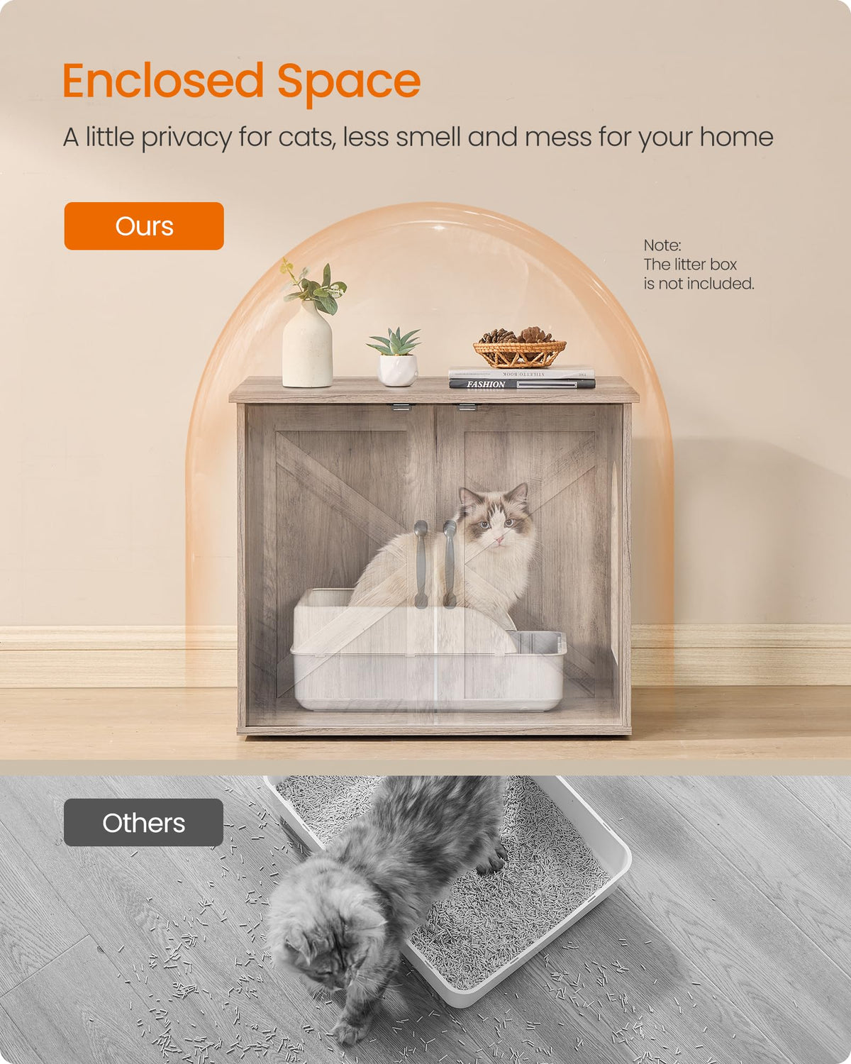 Cat Litter Box Enclosure Y183