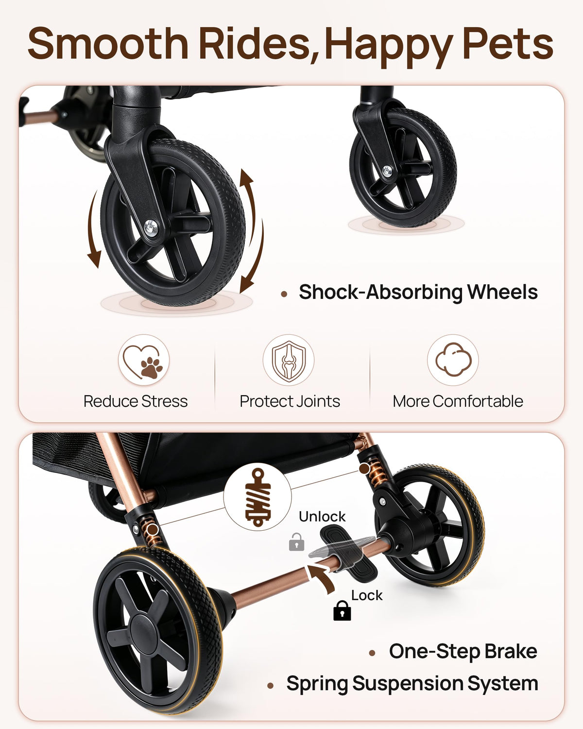 Foldable Dog Stroller B24557