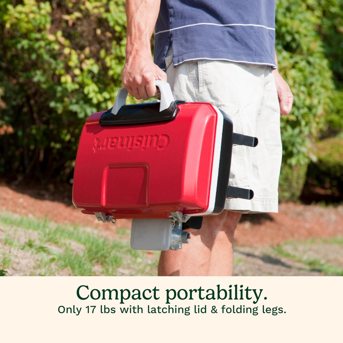 Portable Gas Grill, 150 Sq. In. 5,500 BTU Red G14474