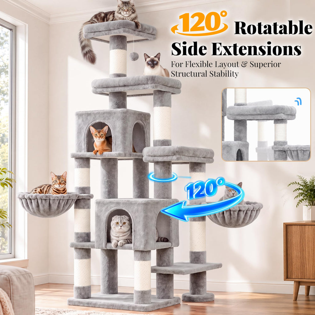 Cat Tree Tower with 3 Platforms Z912252