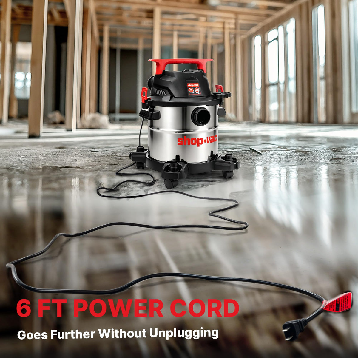 Wet/Dry Vacuum with Blower, 5 Gallon, 4 Peak HP H845343