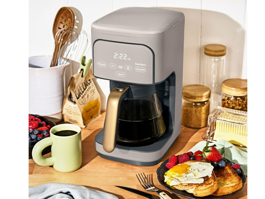 12-Cup Programmable Coffee Maker with Glass Carafe L434