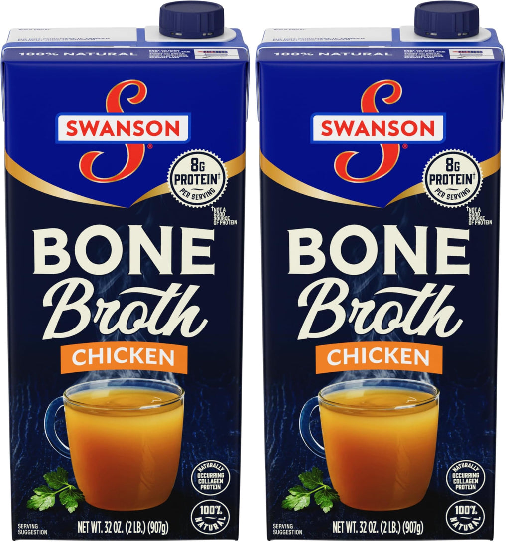 Chicken Bone Broth 32 oz Carton Pack of 2 J380