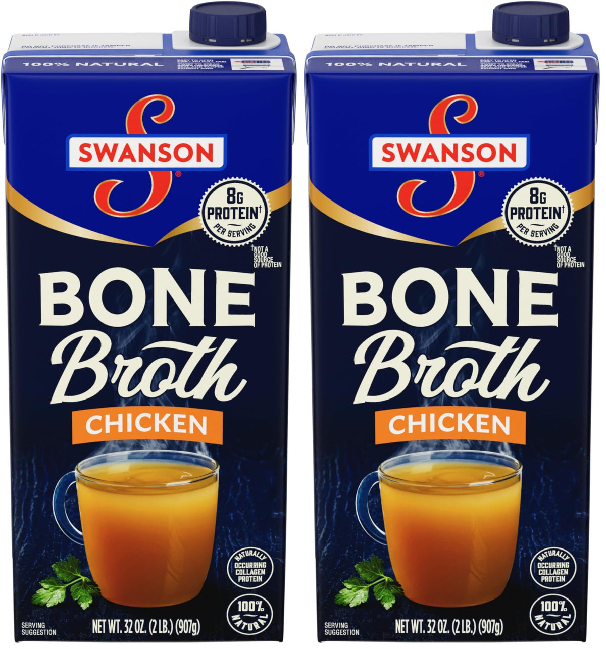 Chicken Bone Broth 32 oz Carton Pack of 2 J380
