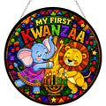 Stained Glass Wall Decor 7.9" Z3107