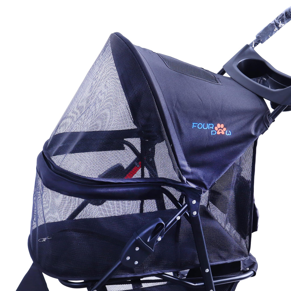 3 Wheels Pet Stroller with Storage Basket B824