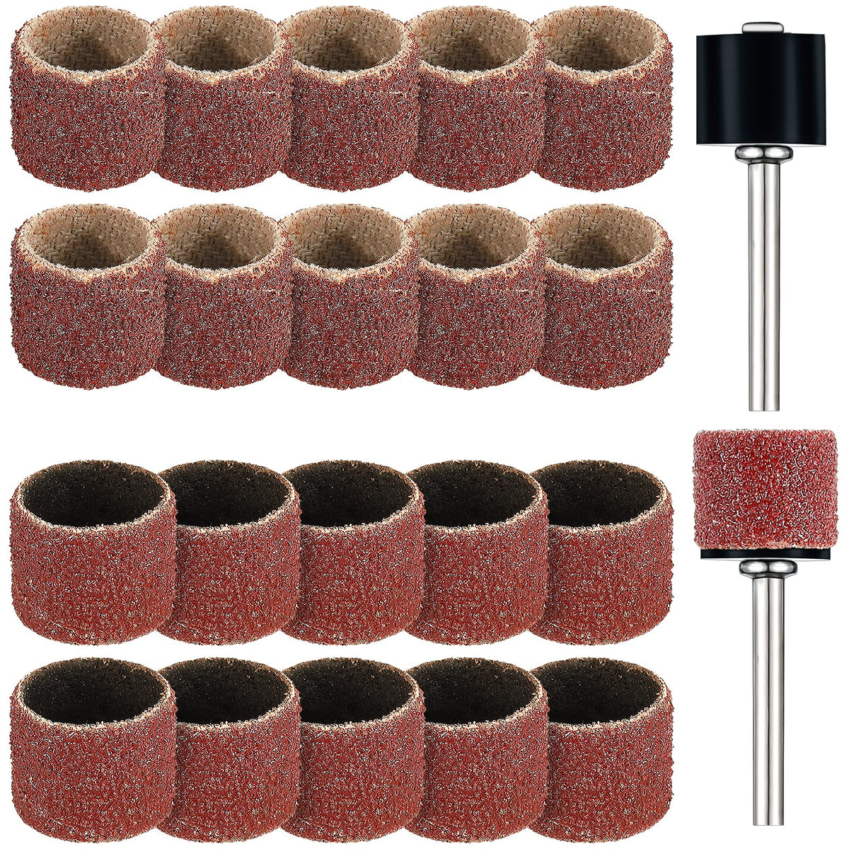 22 Pcs Dog Nail Grinder Bands 60 and 100 Grit C680