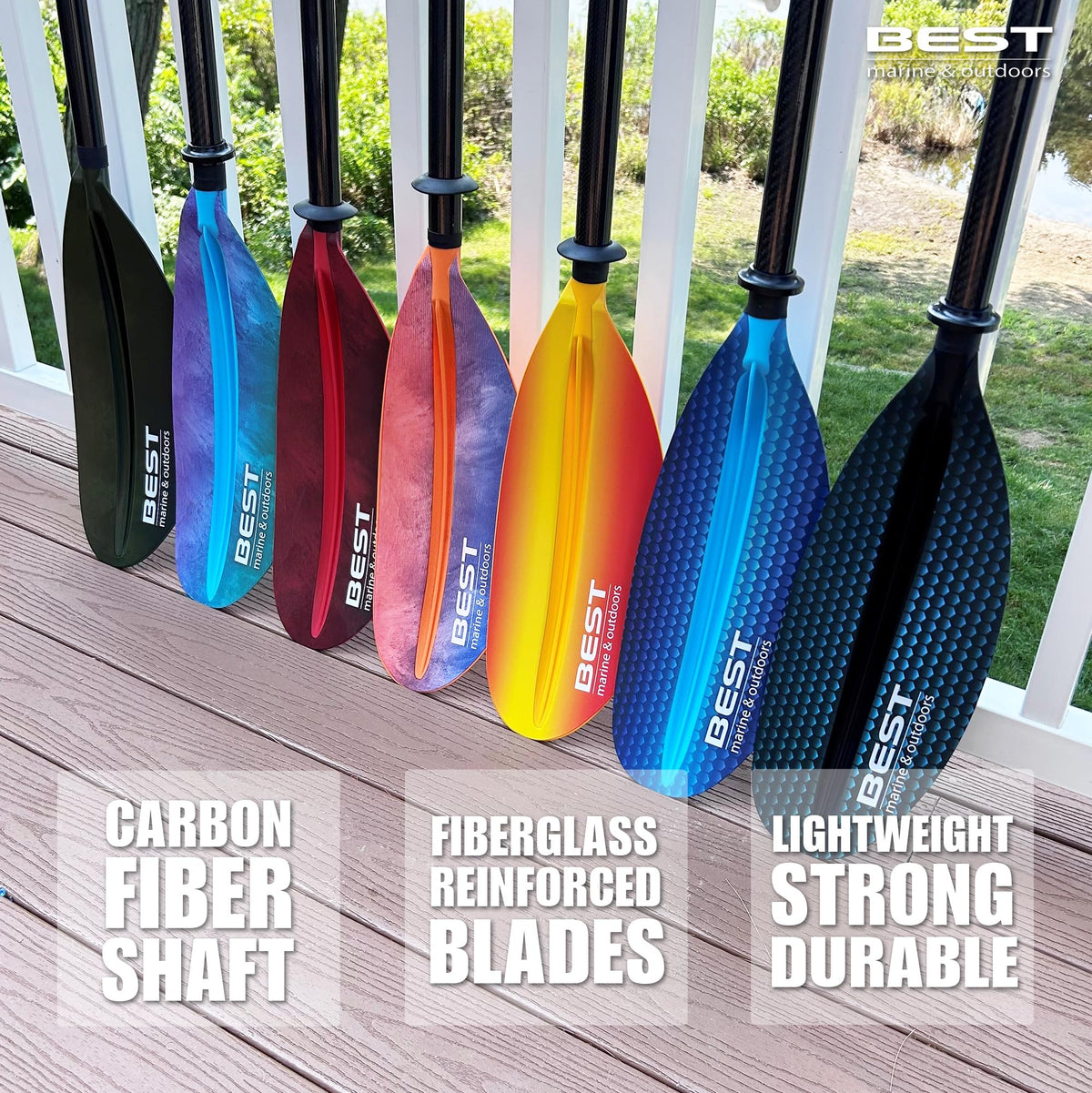 Carbon Fiber 2-Piece Kayak Paddle H567466