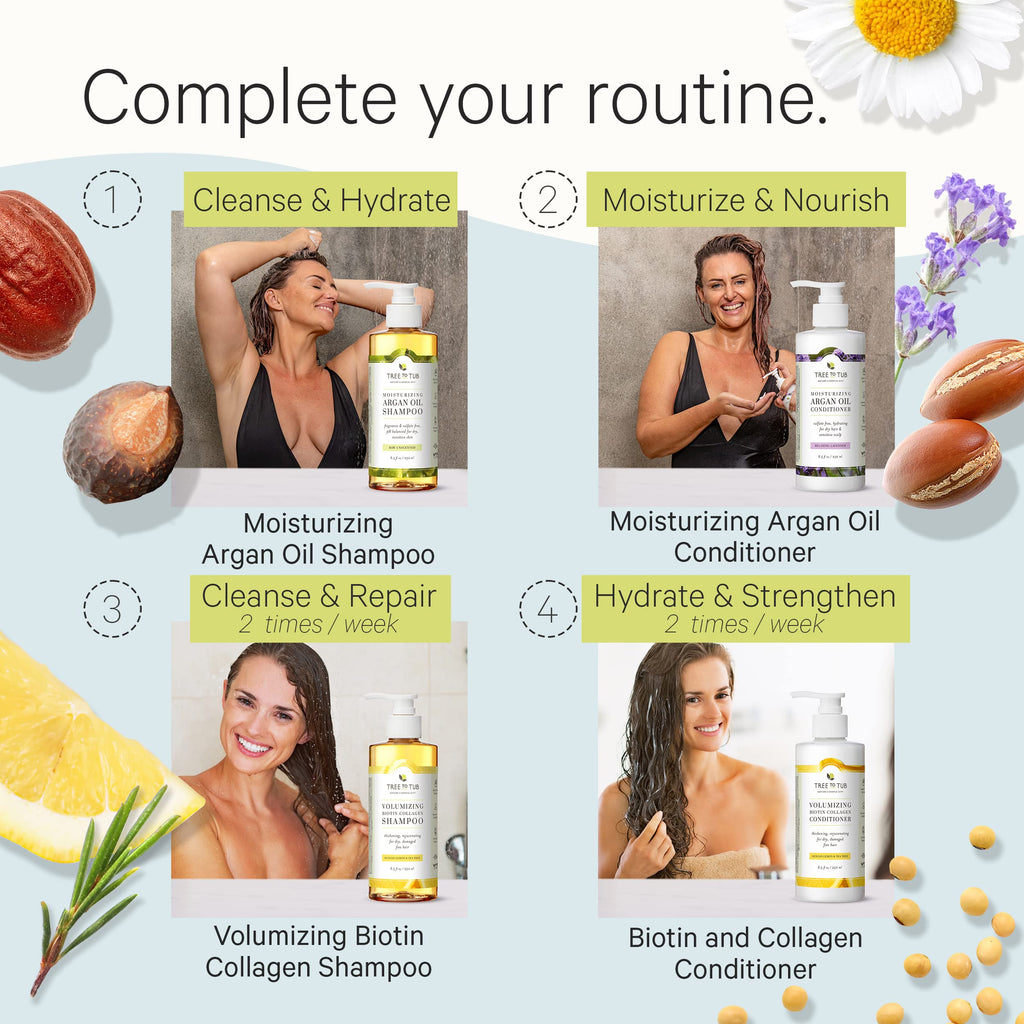 Fragrance Free Shampoo and Argan Oil Conditioner Z920