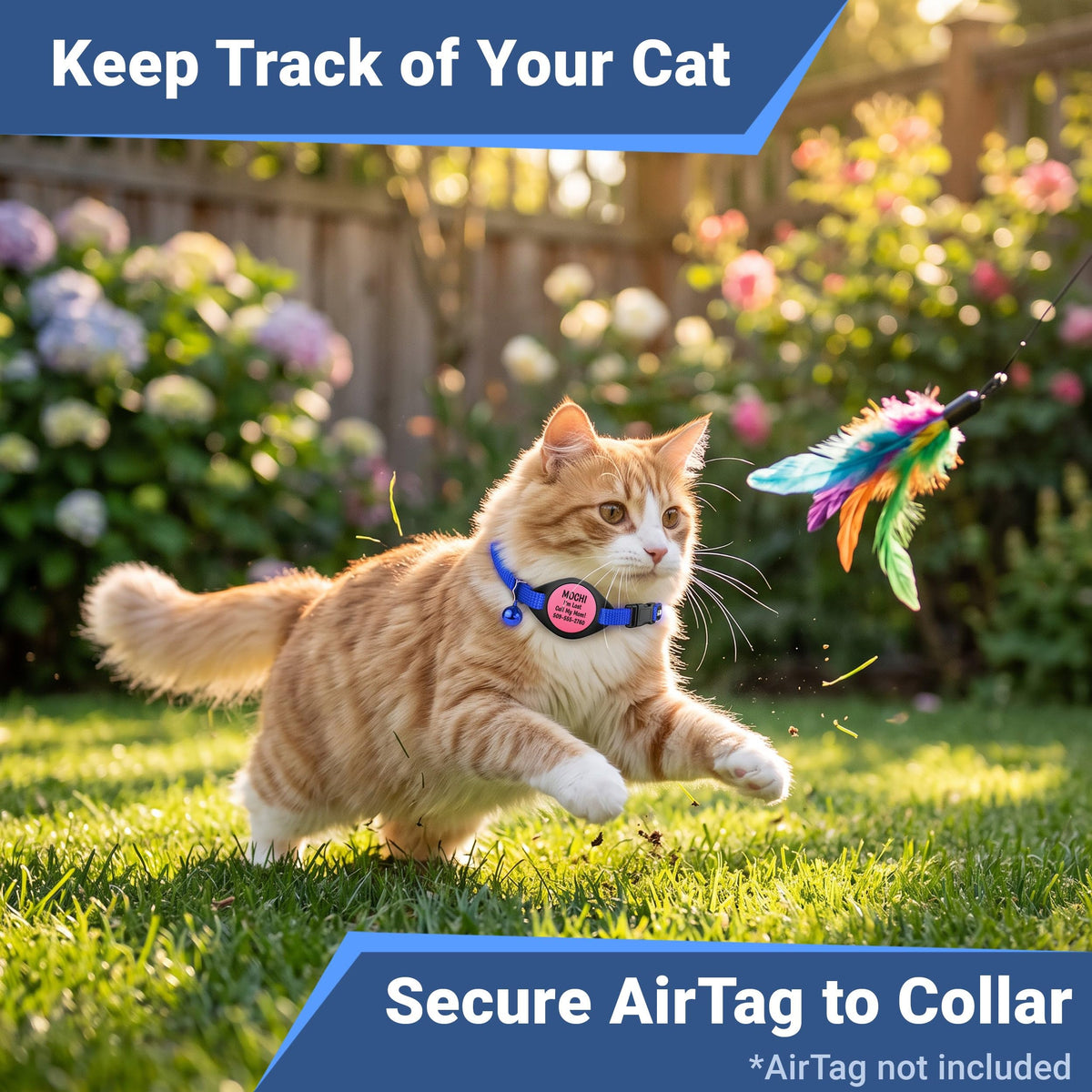 Reflective Breakaway Cat Collar O8565