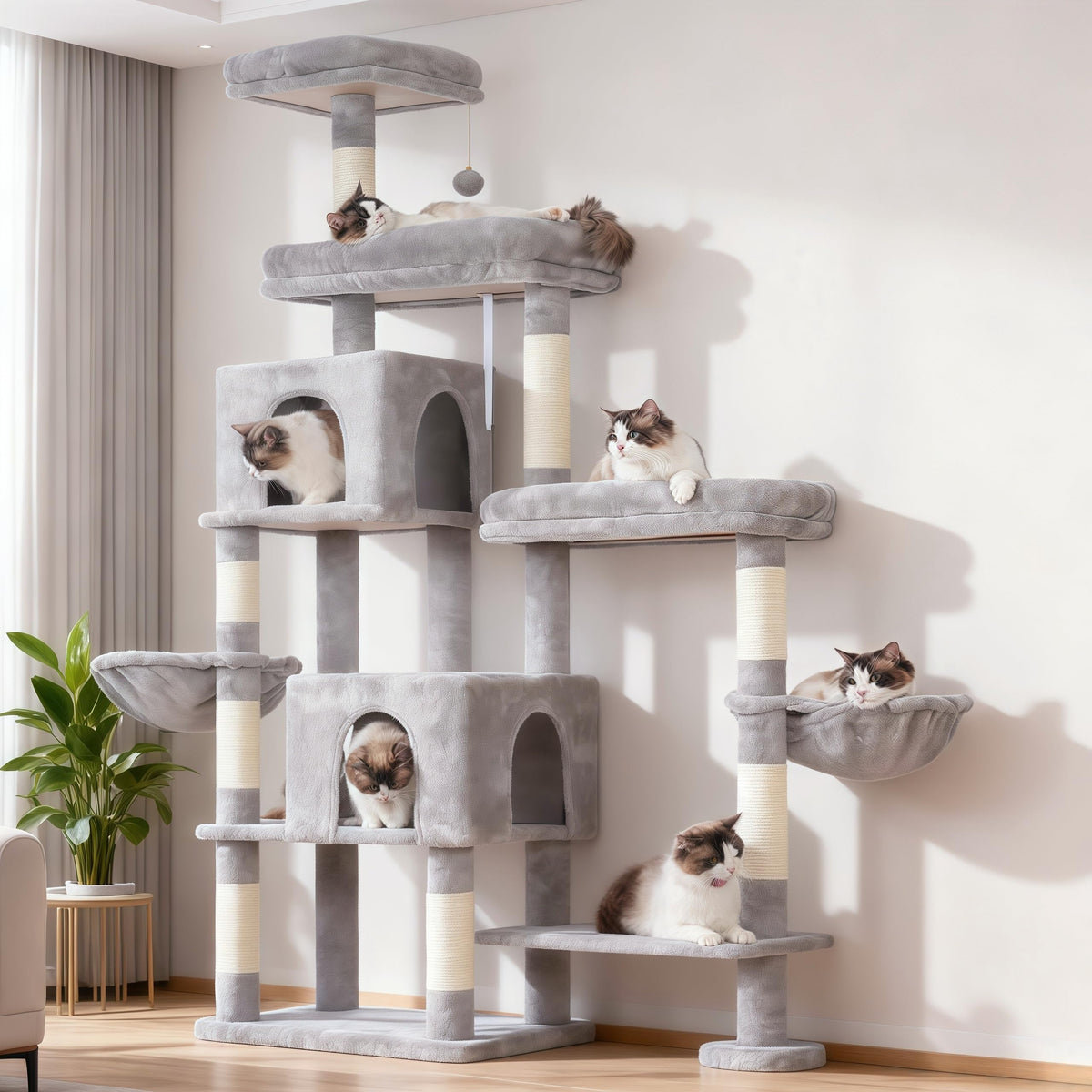 Cat Tree Tower with 3 Platforms Z912252