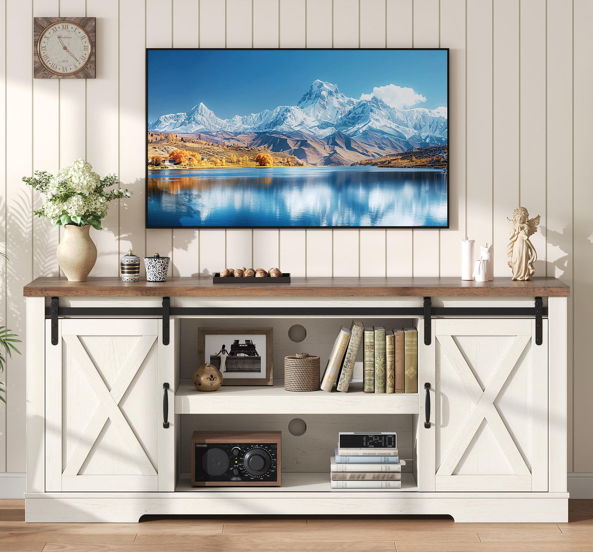 White TV Stand F83806