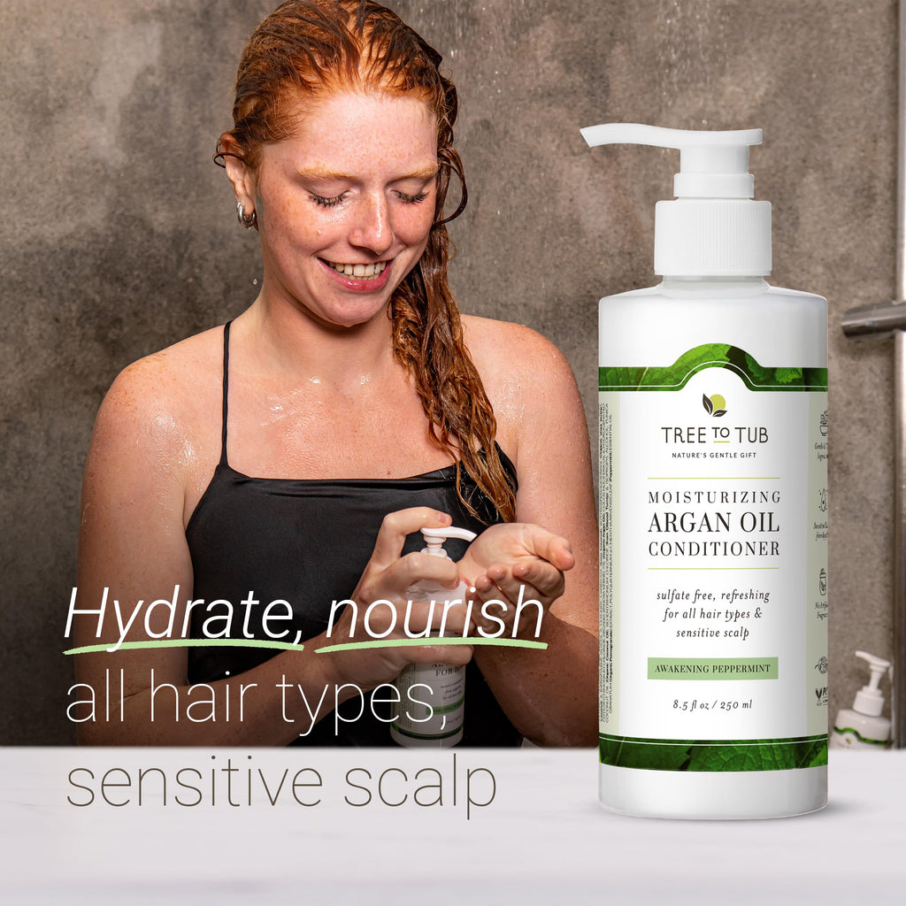 Fragrance Free Shampoo and Argan Oil Conditioner Z920